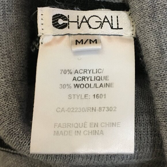 Vintage Striped Wool Blend Empress Waist Y2K Vibe Turtleneck Sweater - Picture 11 of 11